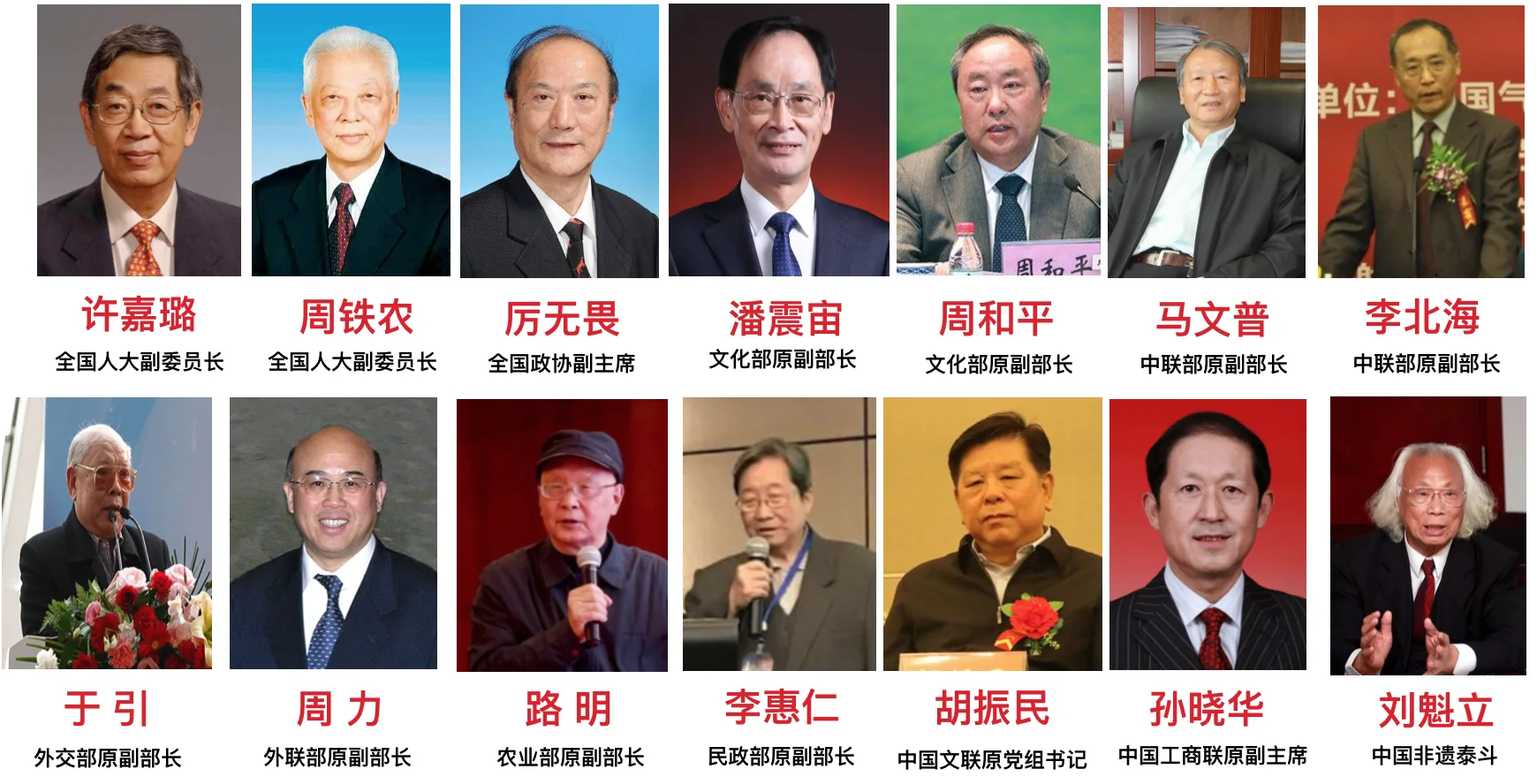 专家顾问(部分)